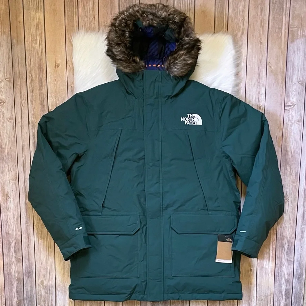 The North Face Men’s McMurdo Waterproof Parka In Ponderosa Green - Picture 2 of 10